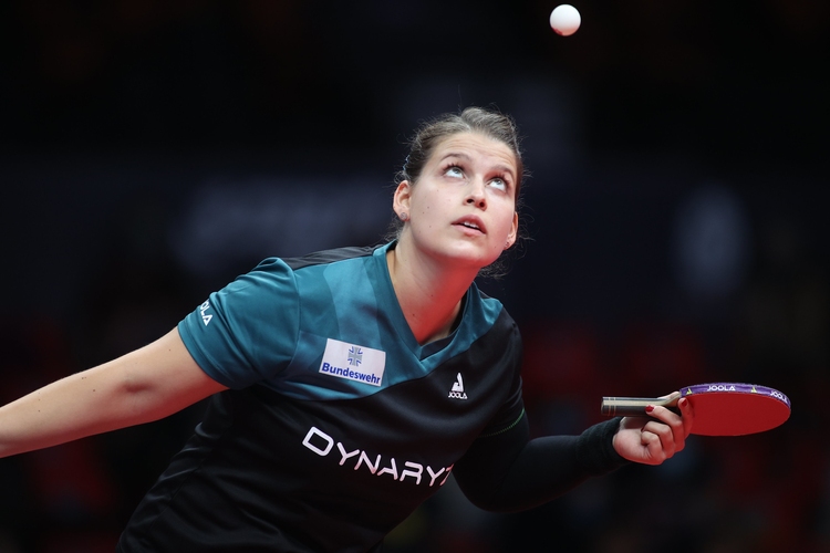 Und hier kommt das deutsche Trio: Petrissa Solja ist in allen drei Wettbewerben am Start (©ITTF)