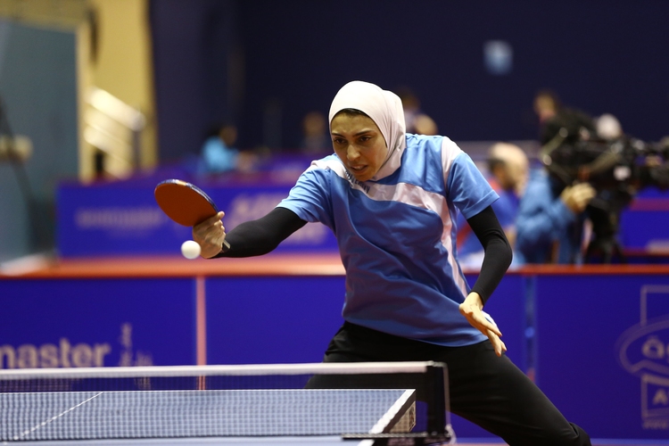Farah Abdel-Aziz ist die Nummer drei der ägyptischen Mannschaft (©ITTF)