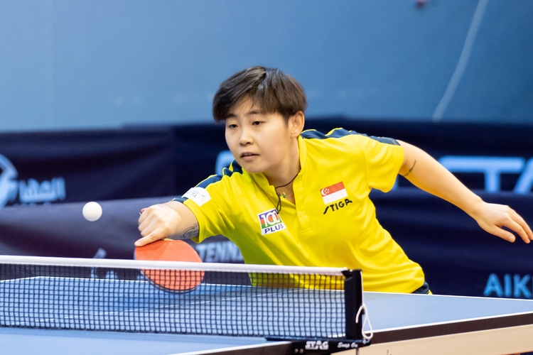Lin Ye ist die drittbeste Singapur-Chinesin im Ranking und damit die naheliegende Nummer drei der Mannschaft (©ITTF)