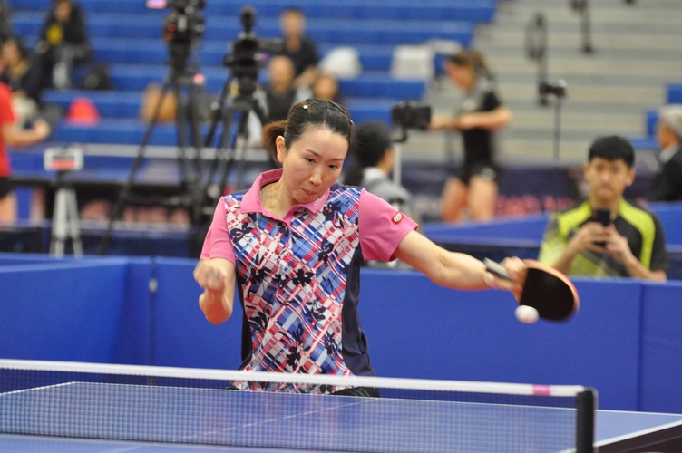 Begleitet wird sie allerdings nicht von den 'üblichen Verdächtigen'. So konnte sich Liu Juan, die 449. der Welt, im internen Turnier durchsetzen (©Facebook/USA Table Tennis)