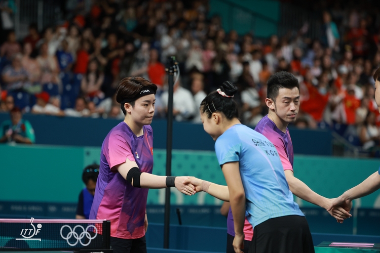 ... der undankbare vierte Platz ging an Doo Hoi Kem und Wong Chun Wing aus Hongkong (©ITTF)