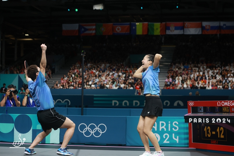 Die beiden Südkoreaner sahnten dagegen am Ende die Bronzemedaille ab... (©ITTF)