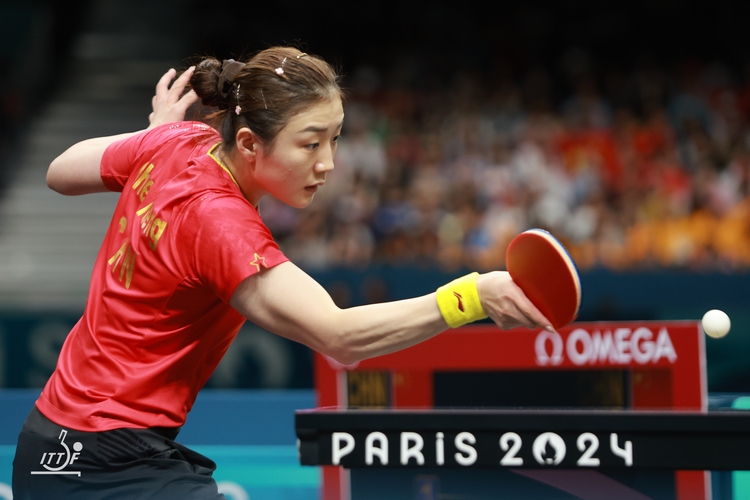 Als beste Spielerin von Paris erwies sich erneut Chen Meng, die ihren Titel von Tokio verteidigte (©ITTF)