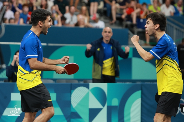 Bei den Herren präsentierte sich Brasilien im Achtelfinale äußerst stark und warf Portugal aus dem Rennen (©ITTF)