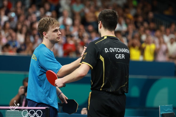 Dimitrij Ovtcharov verlor knapp gegen den bestens aufgelegten Truls Moregardh (©ITTF)