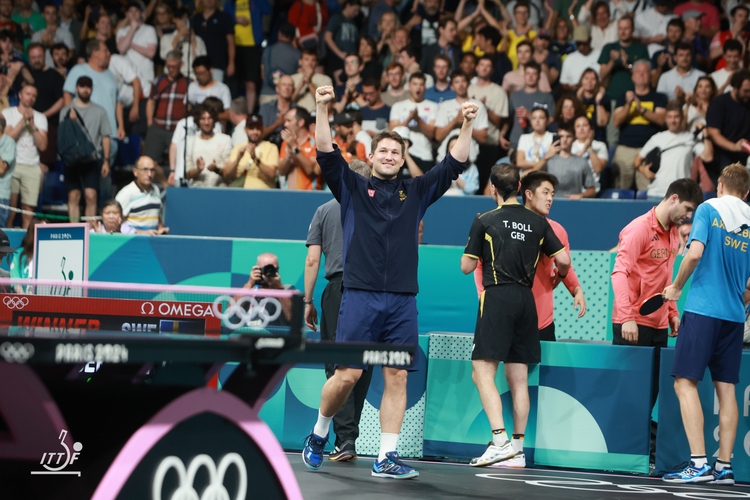 Die Schweden zogen ins Halbfinale ein, wo sonst die Deutschen regelmäßig zu finden waren (©ITTF)