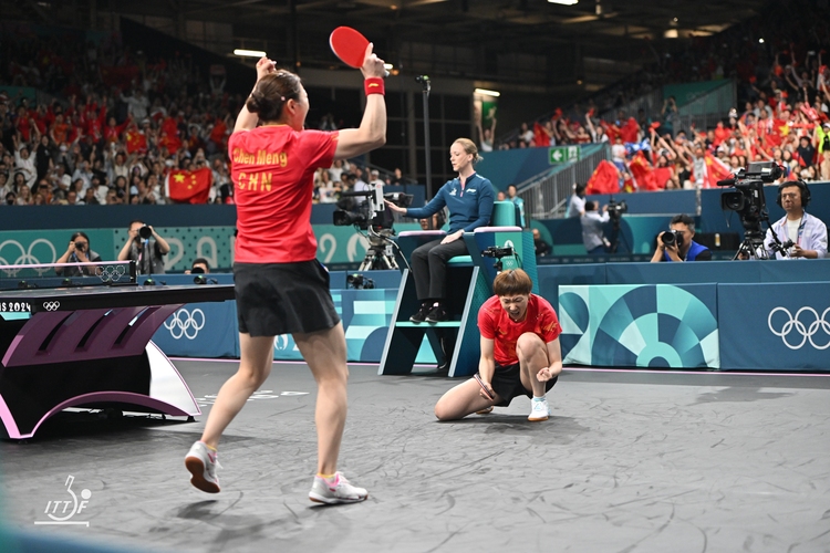 Und Gold? Na klar, ging wieder an China (©ITTF)