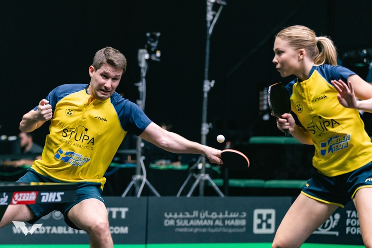 In Tokio stellte Schweden noch kein Mixed, nun steht den Skandinaviern mit Kristian Karlsson und Christina Källberg ein schlagkräftiges Duo zur Verfügung, das sich seinen Startplatz ebenfalls beim Welt-Qualifikationsturnier verdient hat (©ITTF)