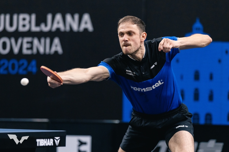 Ovidiu Ionescu ist zum dritten Mal bei Olympischen Spielen dabei. In Paris wird der Rumäne im Einzel und Mixed-Doppel an der Seite von Bernadette Szöcs antreten (©ITTF)