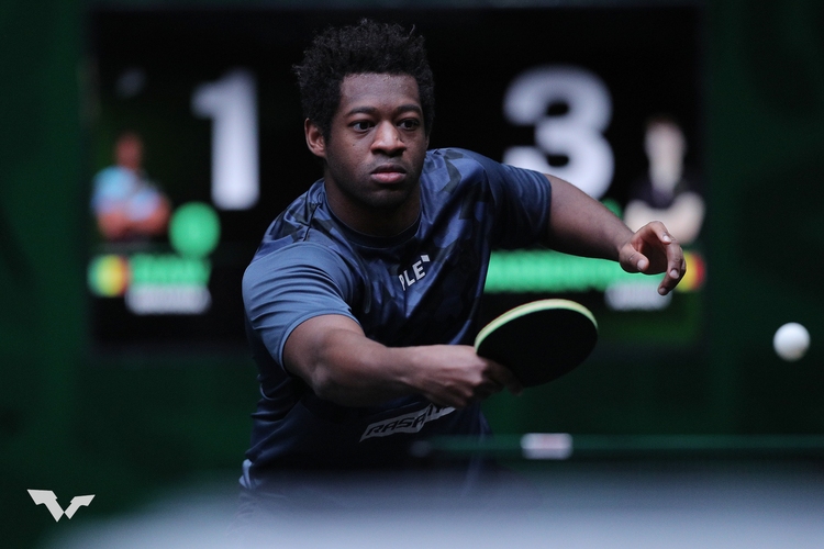 Ibrahima Diaw darf den Senegal erneut bei den Olympischen Spielen vertreten. Die 31-jährige Nummer 81 der Welt war in Tokio in der ersten Runde ausgeschieden (©ITTF)