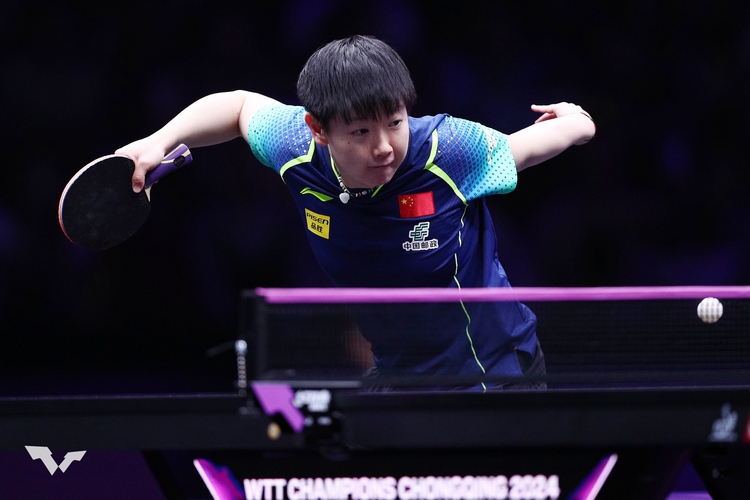 Die Mannschaft, die es zu schlagen gilt, ist Titelverteidiger China. Allen voran die Weltranglistenerste Sun Yingsha, die in allen drei Konkurrenzen antritt (©ITTF)