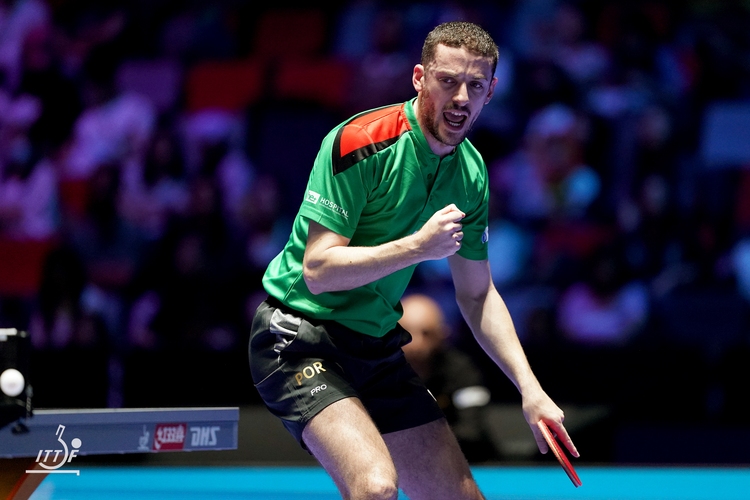 Marcos Freitas war 2021 der beste Portugiese in Tokio. Und auch in Paris wird er seine Mannschaft anführen. (©ITTF)