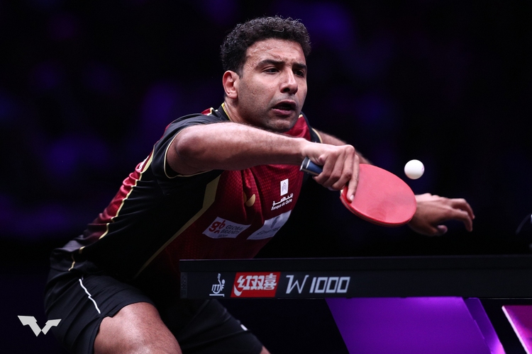 Erneut darf Ägypten den afrikanischen Kontinent im olympischen Teamwettbewerb vertreten - Omar Assar steht wie schon in Tokio an der Spitze seiner Mannschaft. (©ITTF)