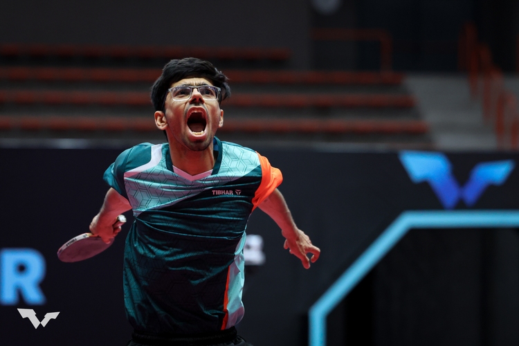 Manav Thakkar stößt im Teamwettbewerb dazu - Sathiyan Gnanasekaran bleibt nur die Ersatzbank. (©ITTF)