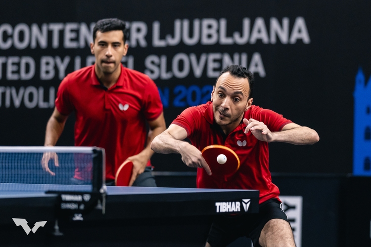 Seine Teamkameraden haben sich im Vergleich zu Tokio jedoch verändert. Mohamed El-Beiali hat den zweiten Einzelplatz erhalten, Youssef Abdel-Aziz stößt im Teamwettbewerb dazu. (©ITTF)