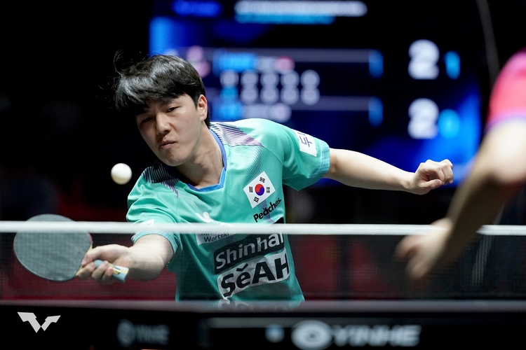 An Jaehyun ist zwar der drittbeste Koreaner im Ranking, den Vorzug erhielt jedoch Lim Jonghoon, der mit Jang Woojin ein schlagkräftiges Doppel bildet und sich einen Mixed-Platz erkämpft hat. (©ITTF)