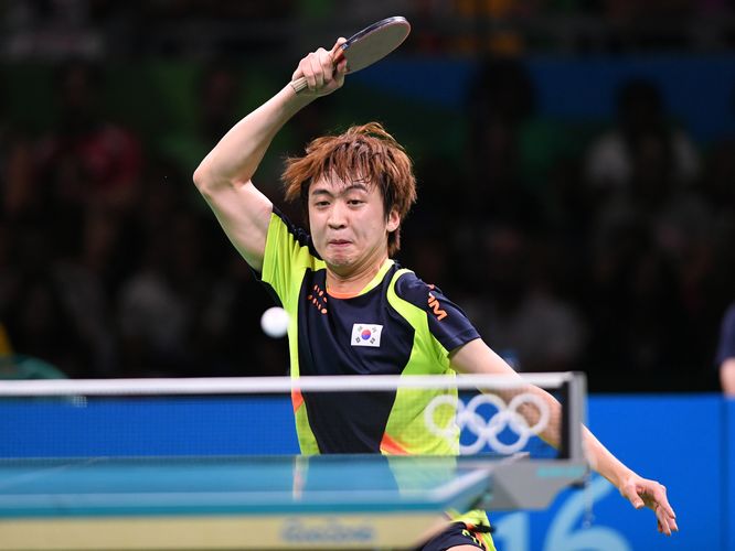 Gegner dann wird Südkorea sein. Auch wenn Jeong Youngsik.... (©Flickr/ITTFWorld)