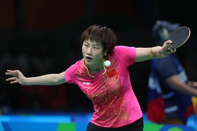 Zuvor hatte bereits Han Ying den Viertelfinaleinzug perfekt gemacht. Die Deutsche bekommt es mit der hier abgebildeten Chinesen Ding Ning zu tun, die gegen Doo Hei Kem im Achtelfinale keine Mühe hatte. (©Flickr/ITTFWorld)