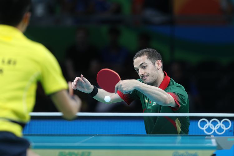 Mizutani muss im Viertelfinale gegen Marcos Freitas ran, der den Ukrainer Kou Lei bezwang. (©Flickr/ITTFWorld)