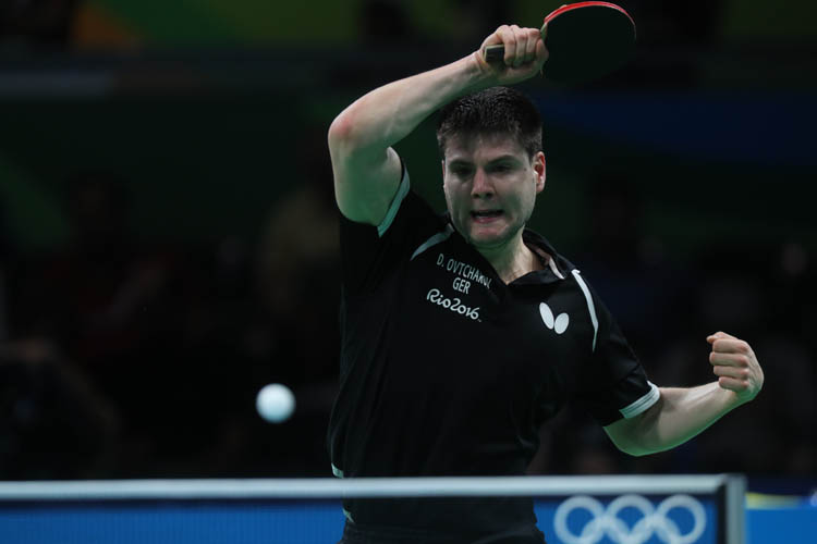 Eine absolute Zitterpartie war danach das Spiel von Dimitrij Ovtcharov. (©Flickr/ITTFWorld)