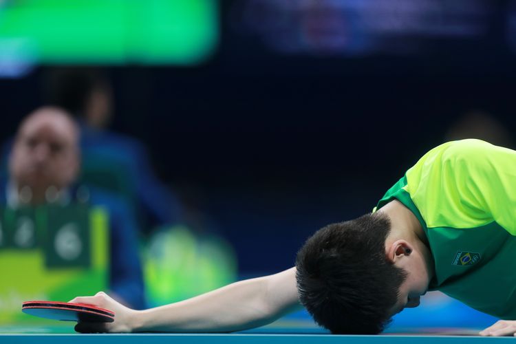 12:14 hieß es aus Sicht der Brasilianerin im siebten Durchgang - wie bitter! (©Flickr/ITTFWorld)