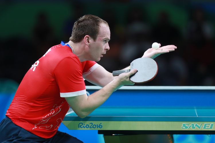 Paul Drinkhall erreichte bisher die dritte Runde... (©Flickr/ITTFWorld)