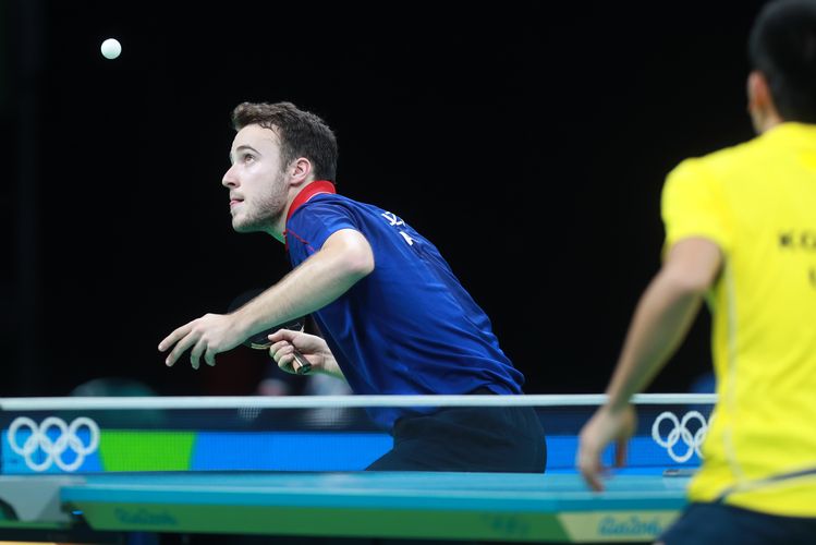 Beendet ist der Einzel-Wettbewerb auch für Simon Gauzy. (©Flickr/ITTFWorld)