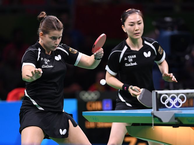 Denn Petrissa Solja und Shan Xiaona gelang es nach 0:2-Satzrückstand besser ins Spiel zu finden. Einen Durchgang konnten die beiden für sich entscheiden und hielten auch in Satz vier gut dagegen... (Flickr/ITTFWorld)