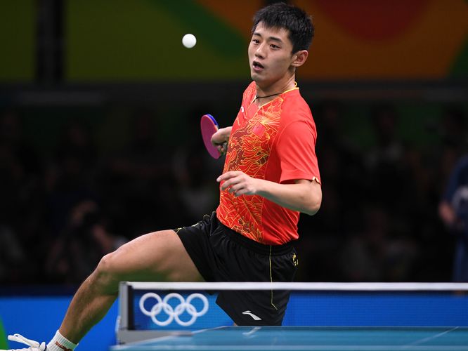 Der chinesische Olympiasieger von London wird am Donnerstag Gegner von Samsonov sein. (©Flickr/ITTFWorld)