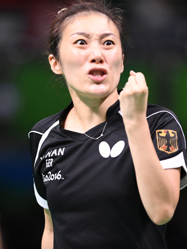 Die deutsche Abwehrspielerin führte gegen Kasumi Ishikawa bereits mit 2:0 nach Sätzen. (©Flickr/ITTFWorld)