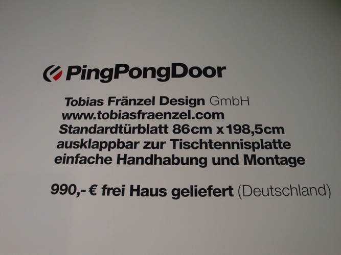 PingPongDoor von Tobias Fränzel