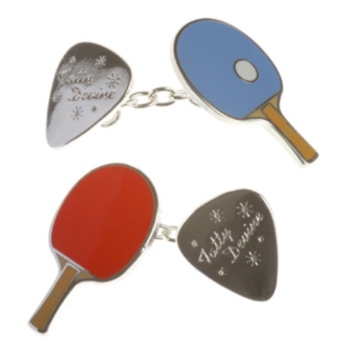 Ping Pong Cufflinks - Tischtennisschmuck von Tatty Devine