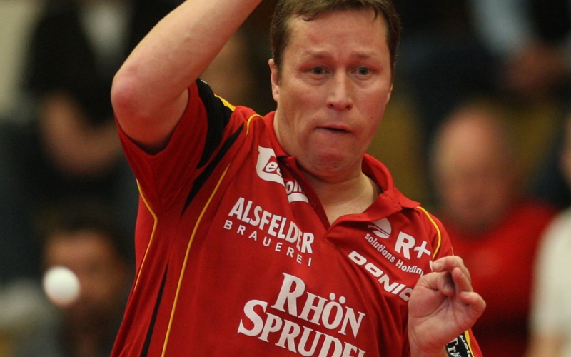 Jan-Ove Waldner: Geheime Handakrobatik der TT-Profis (© Roscher)