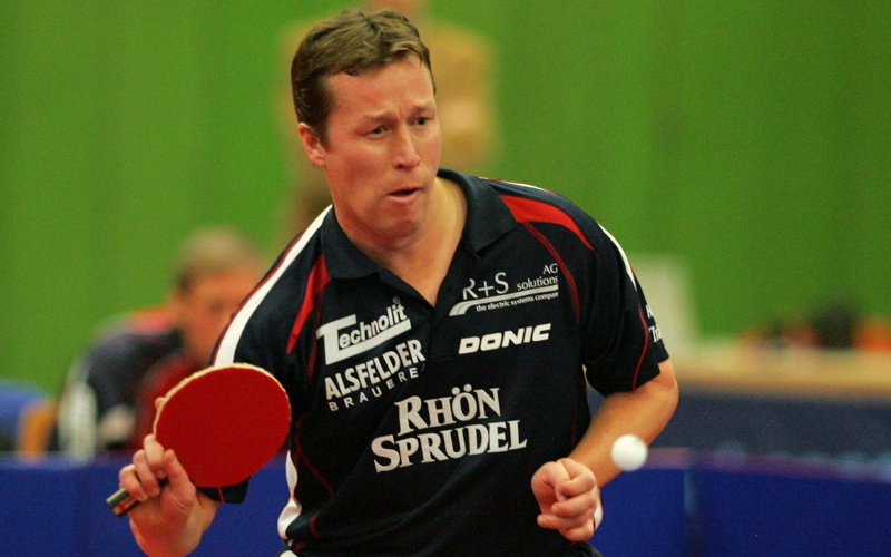 Jan-Ove Waldner: Geheime Handakrobatik der TT-Profis (© Roscher)