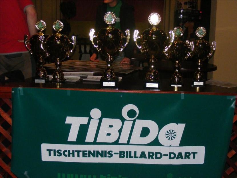 TiBiDa: Triathlon aus Tischtennis, Billard und Dart