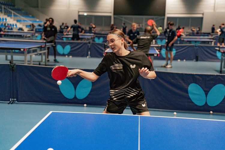 Neben den schulischen Verpflichtungen steht hier das Tischtennistraining jeden Tag auf dem Stundenplan (©Hennebont Ping Center)