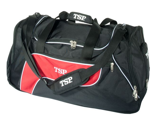 Die geräumige Sporttasche Tomo Travel ist aus strapazierfähigem 1680D-Polyester gefertigt und ideal für den Trainings- und Wettkampfbetrieb (©Yamato Takkyu Europe GmbH)