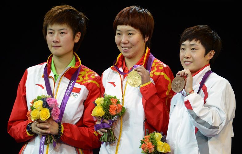 Alle drei Medaillengewinnerinnen kommen aus Asien (©dpa picture alliance)