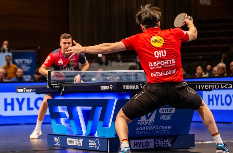 Darko Jorgic und Dang Qiu bestritten das Auftaktmatch im Endspiel (©Gohlke)