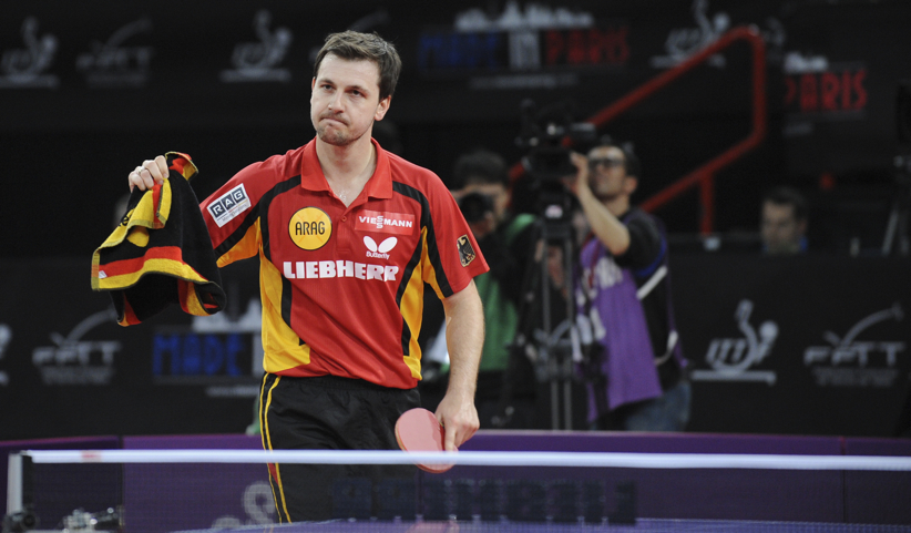 Dort scheitert er wie auch Timo Boll an der chinesischen Übermacht (©Stosik)