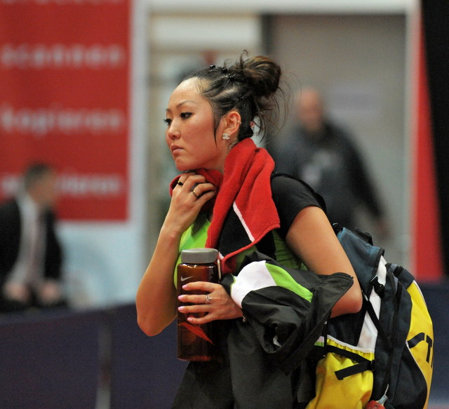 Im Finale bezwang sie ihre Doppelpartnerin Zhenqi Barthel (©Roscher)