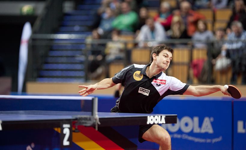 …klar in vier Sätzen dem erfahrenen Timo Boll geschlagen geben. (©Fabig)