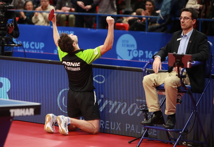 Dimitrij Ovtcharov reichte dagegen ein Matchball, um den Sieg nach Hause zu holen. (©ITTF)