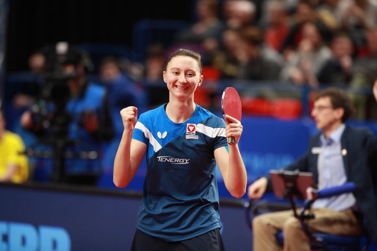 Bei den Damen holte sich die topgesetzte Österreicherin Sofia Polcanova Bronze. (©ITTF)