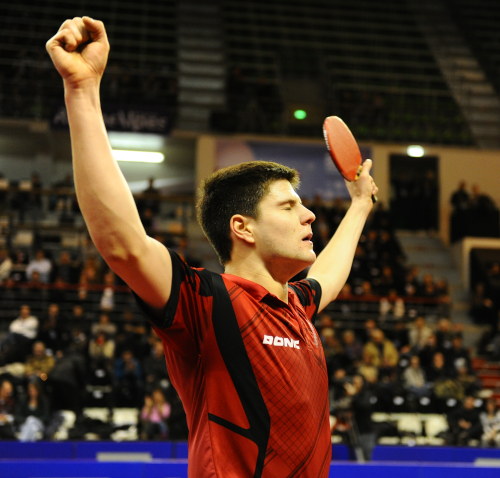 Im Finale setzt er sich gegen Kirill Skachkov durch und genießt den Triumph (©Roscher)