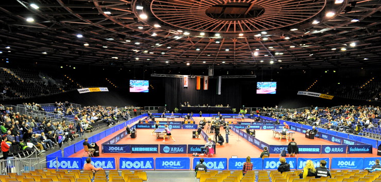 Anfang März ging es in Berlin weiter: Die Deutschen Meisterschaften standen auf dem Programm - ohne Timo Boll in der Teilnehmerliste (©Roscher)