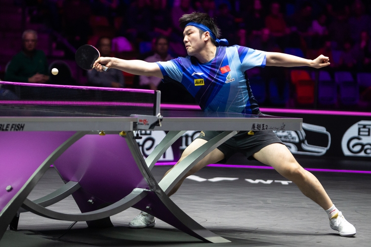 Eine noch größere Überraschung musste Fan Zhendong verkraften: Der Weltranglistenerste schied schon im Achtelfinale gegen Lee Sang Su aus. (©Gohlke)