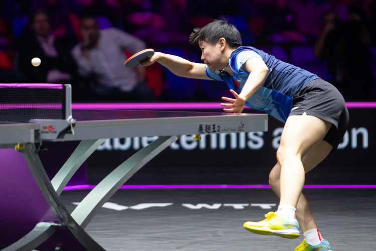 Die Nummer eins der Welt, Sun Yingsha, musste dagegen überraschend ihrer Teamkameradin Wang Yidi den Vortritt lassen (©Gohlke)