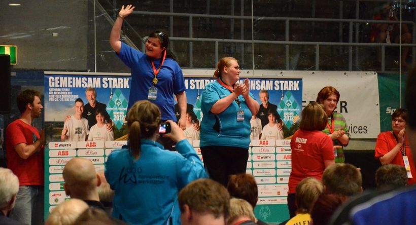 Für viele Teilnehmer sind Turniere wie die Special Olympics die einzige Gelegenheit, zu spielen (©Rack)