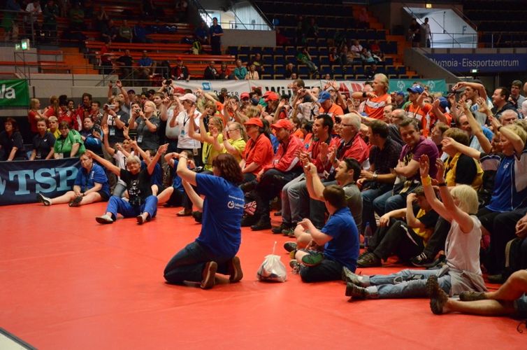 Denn bei den Special Olympics erhalten auch schwächere Spieler die Chance, ihr Bestes zu zeigen (©Rack)